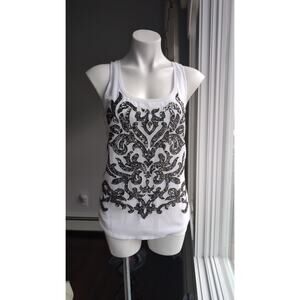 Express white size SMALL sleeveless dressy tank top